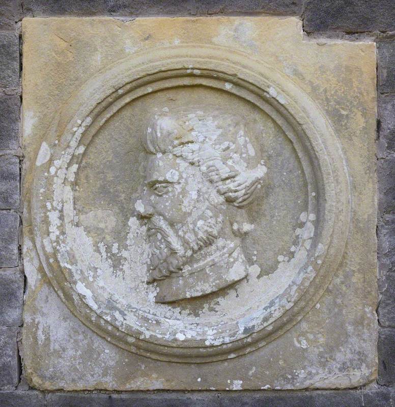 Mercat Cross Roundel: possibly Godfrey de Boullion