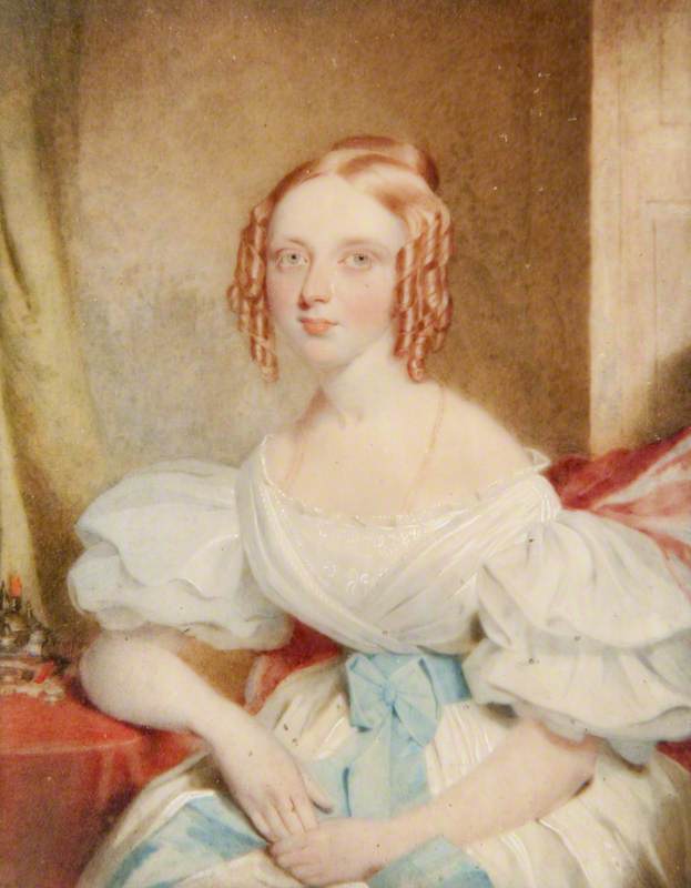 Mary Oswald Brown of Shield Hall (b.1819), as a Young Woman