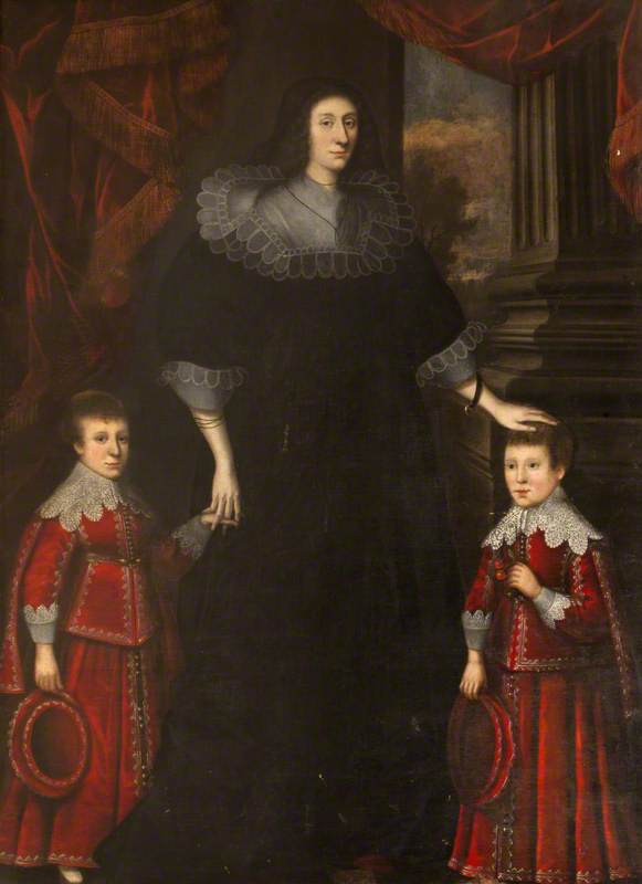 Lady Elizabeth Maxwell with Her Two Sons