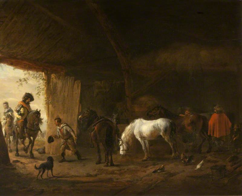 The Stable with the Grey Horse