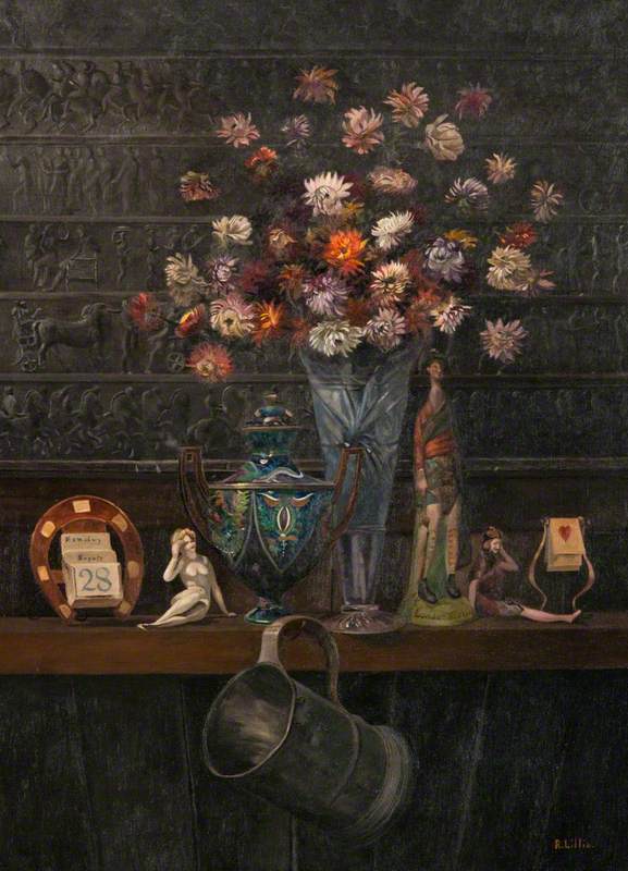 Part of My Studio Mantel