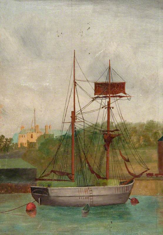 Landscape with Small Boat in the Foreground
