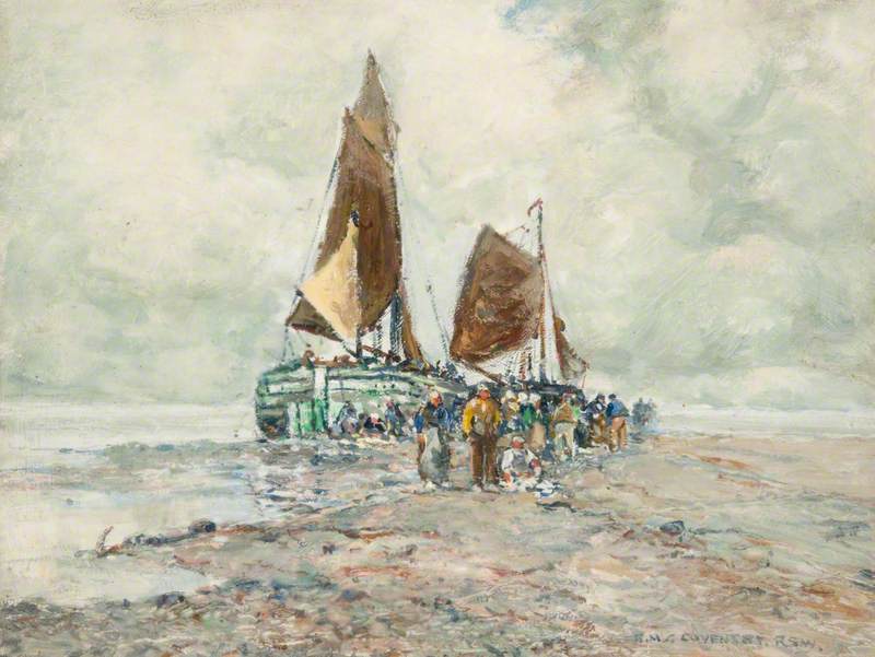 A Dutch Beach Scene