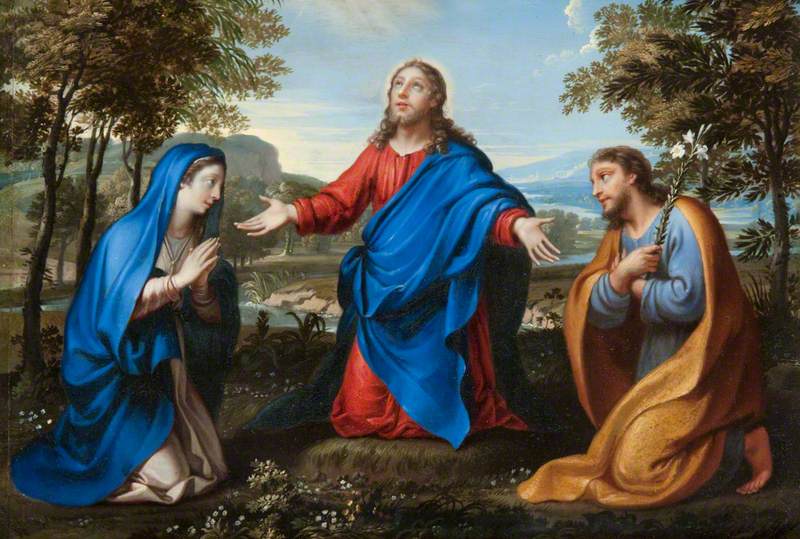 The Earthly Trinity (Christ, the Virgin Mary and Joseph in a Landscape)