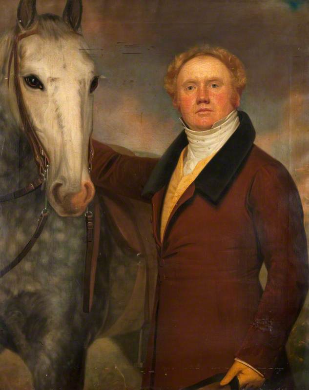 Campbell Snodgrass with a Horse