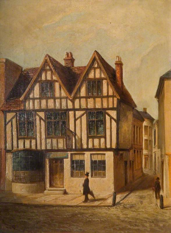 'The Roebuck Inn', Stafford, Demolished 1904
