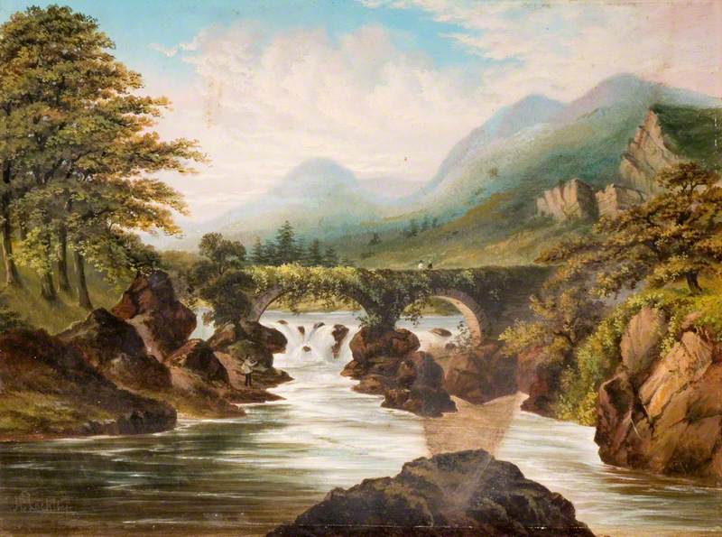 Mountain Rapids with River