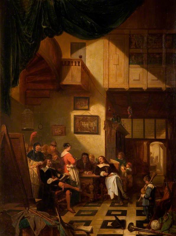 Van Dyck in the Studio of Van der Helst
