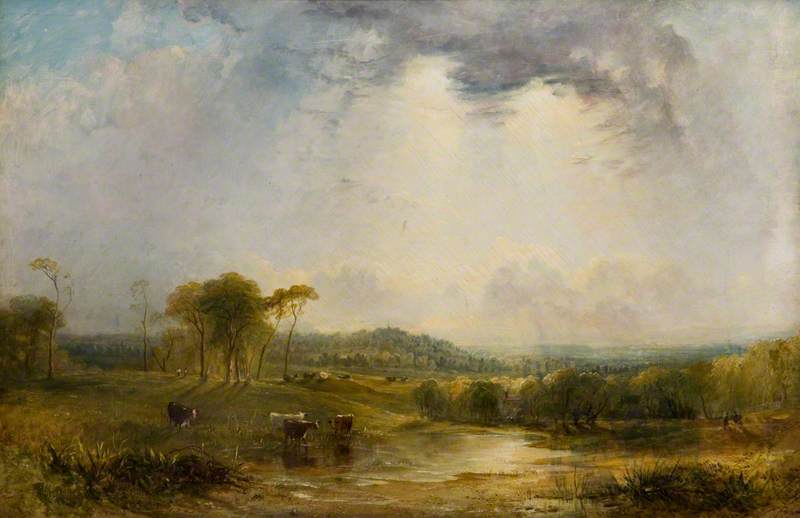 Landscape with Harrow in the Distance