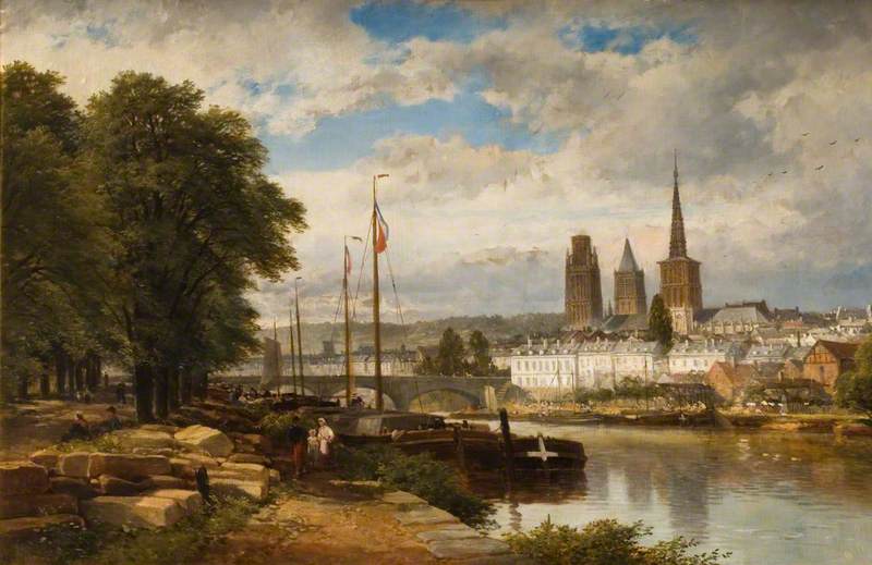 River Scene, Rouen