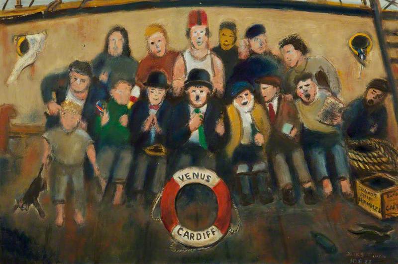 Crew of Cardiff Steamer, SS 'Venus', Roath Basin