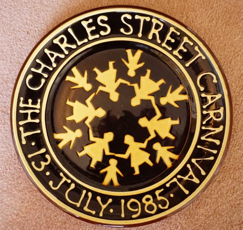 Charles Street Carnival Commemorative Plate, 1985