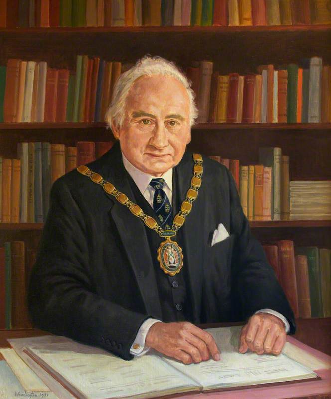County Councillor Sir Hugh Ferguson Jones, OBE, O St J, JP, Leader of South Glamorgan County Council (1977–1979), Chairman of the County Council (1977–1978)