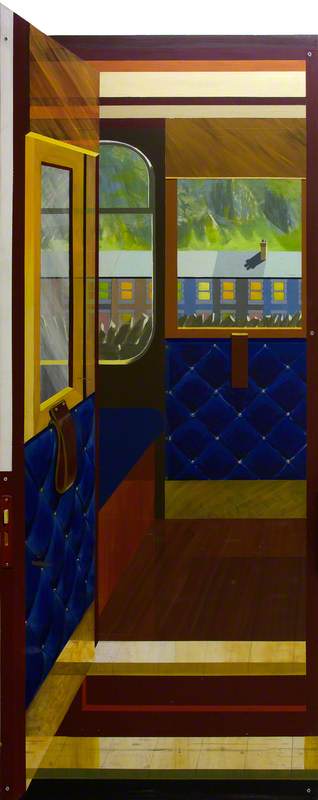 View from a Railway Carriage; End of the Carriage