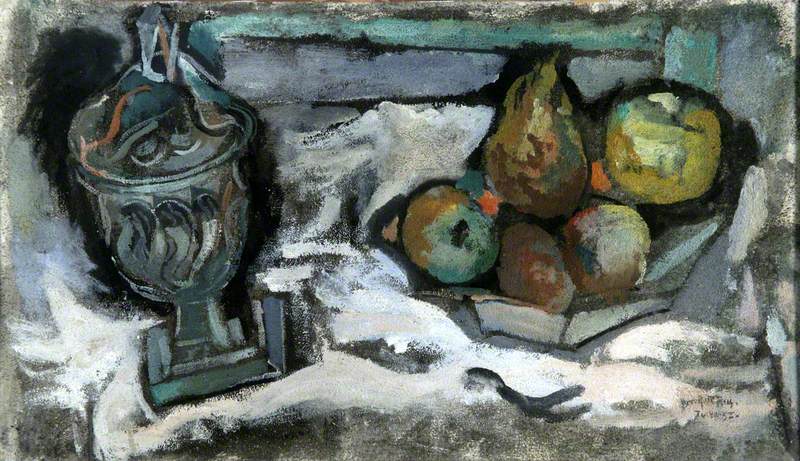 Still Life with Fruit and Bonbonnière
