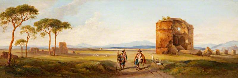 Travellers in the Campagna