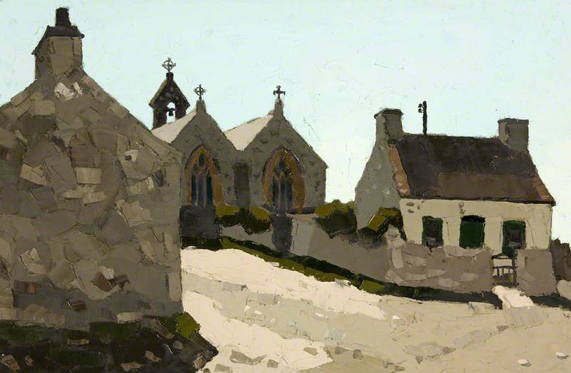 The Church and Cottages, Aberffraw