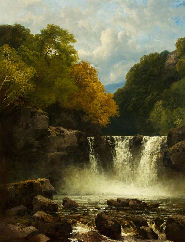 The Falls of Dulais, c.1870