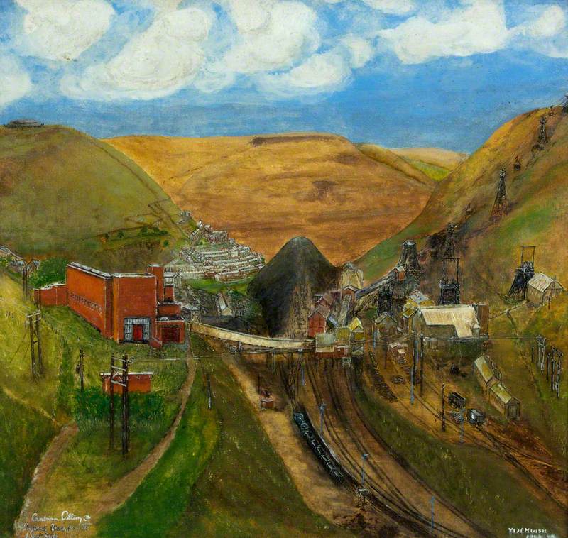 Cambrian Colliery Clydach Vale from the South West