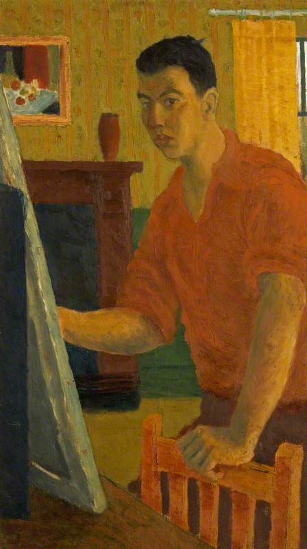 Self Portrait: Painting in an Interior