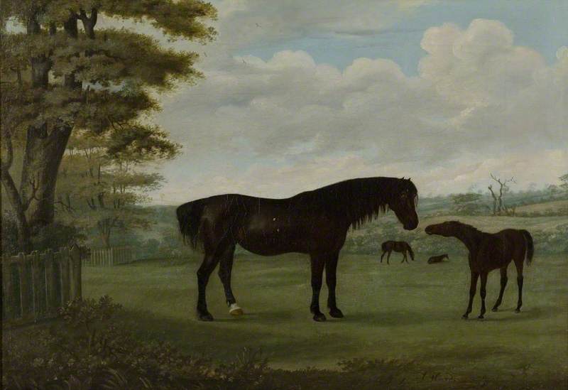 Horses in a Landscape