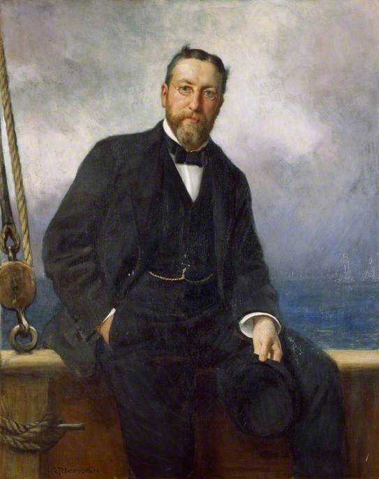 Peter Thellusson (1850–1899), on Board the Yacht, 'Albion'
