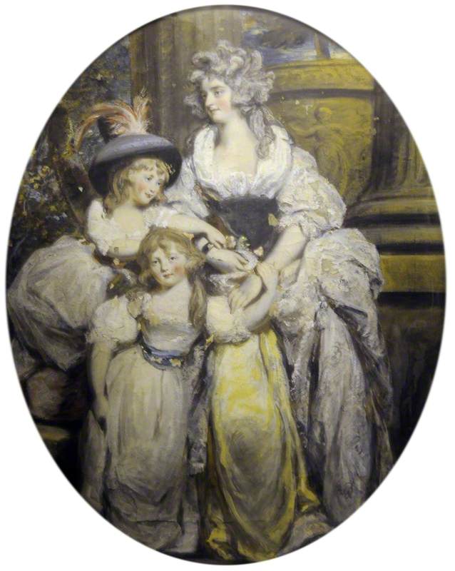Lady Jane Coke (1753–1800), née Dutton, and Her Daughters, Jane Elizabeth and Anne Margaret Coke