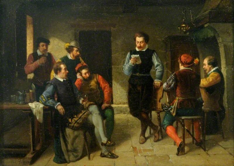 Dans la taverne
