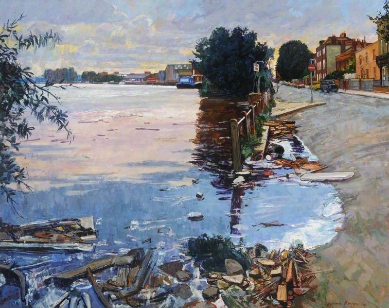 Ebb Tide, the Thames at Chiswick, London