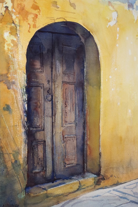 Dark Doorway, Symi