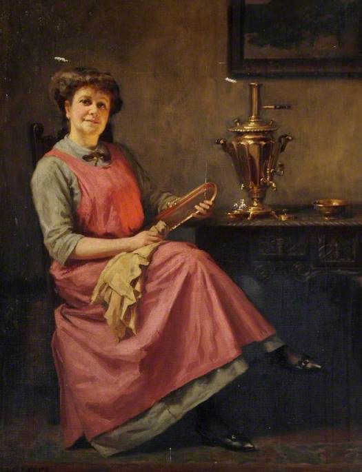 Woman with a Samovar