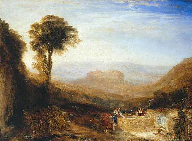View of Orvieto, Painted in Rome