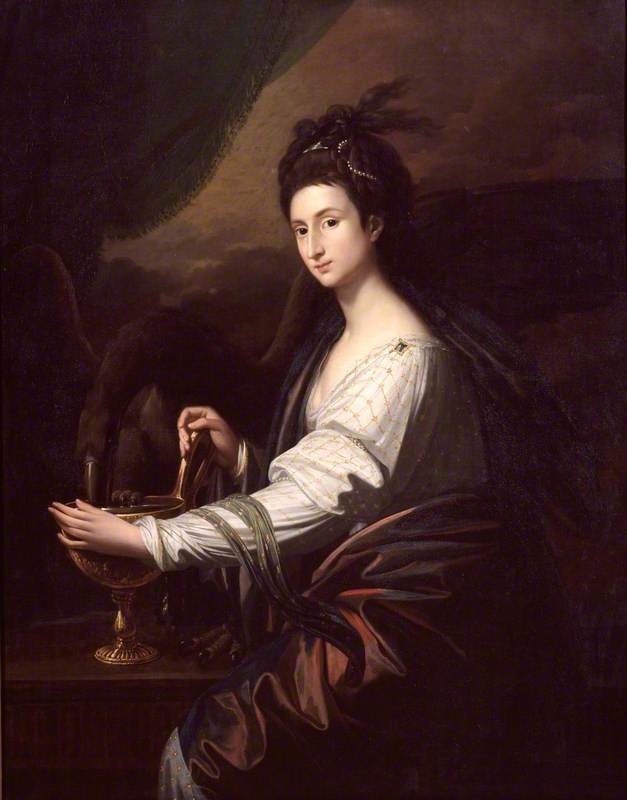 Mrs Worrell as Hebe
