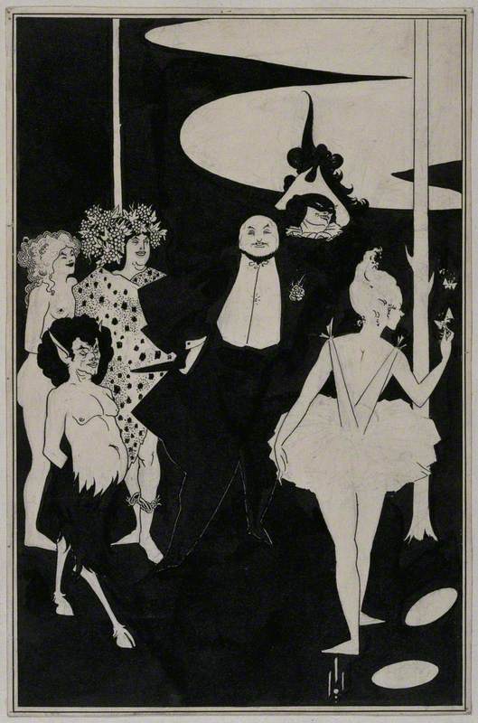 Design for the Frontispiece to John Davidson’s Plays