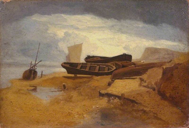 Seashore with Boats