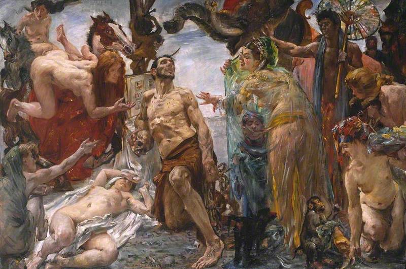 The Temptation of St Anthony after Gustave Flaubert (Die Versuchung des heil. Antonius nach Gustave Flaubert)