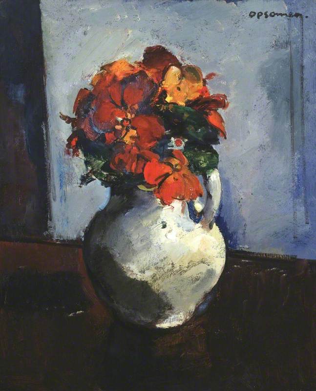 Vase with Dahlias (Kwiaty)