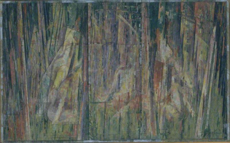Triptych with Figures