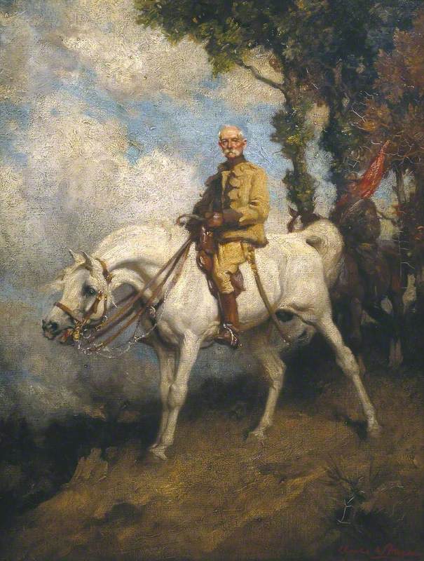 Field Marshal Earl Roberts on his Charger 'Vonolel'
