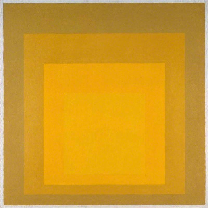 Study for Homage to the Square: Departing in Yellow