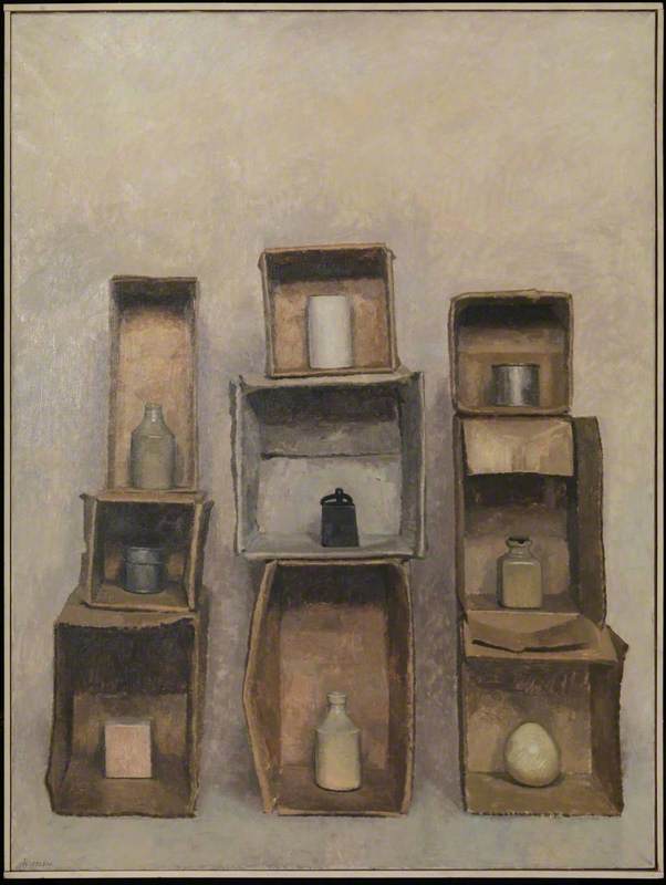 Still Life: Vertical Structures, Three Times Three