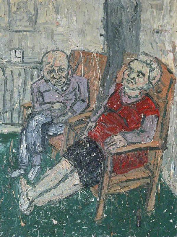 Two Seated Figures No. 2