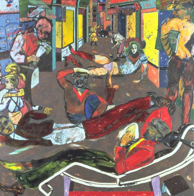 Cecil Court, London W. C. 2 (The Refugees)