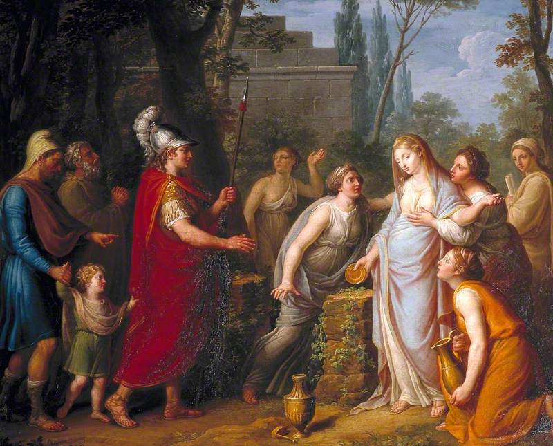 Andromache Offering Sacrifice to Hector's Shade