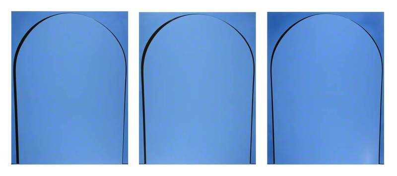 Poured Painting: Blue, Black, Blue
