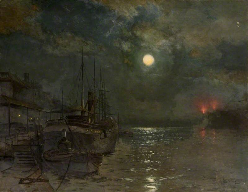 Moonlight on the Tyne