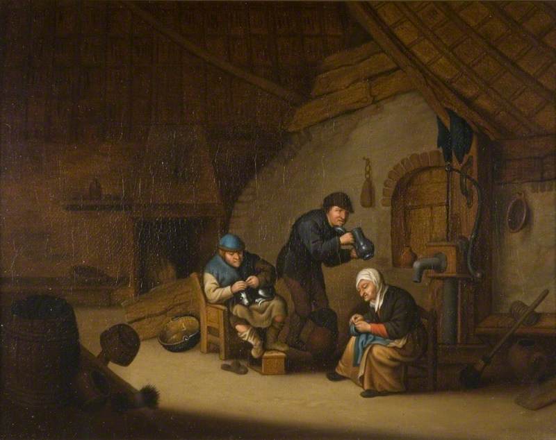 Dutch Interior with Figures