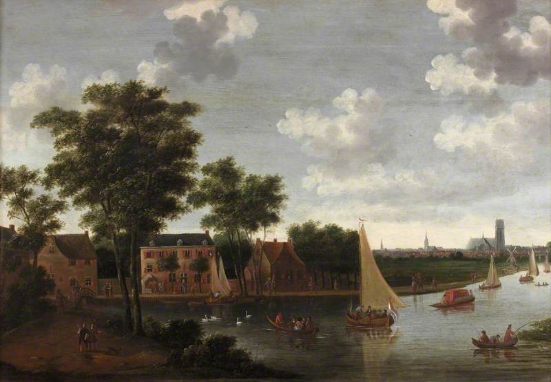 Dutch Canal Scene