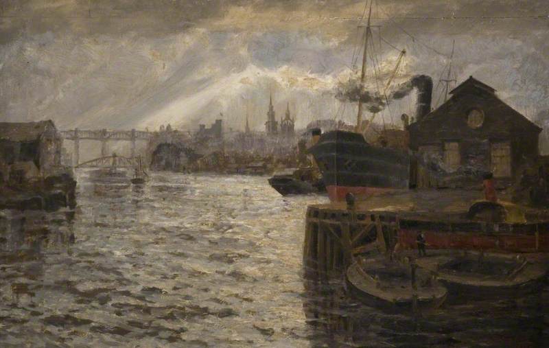 The Tyne with the High Level Bridge, Newcastle