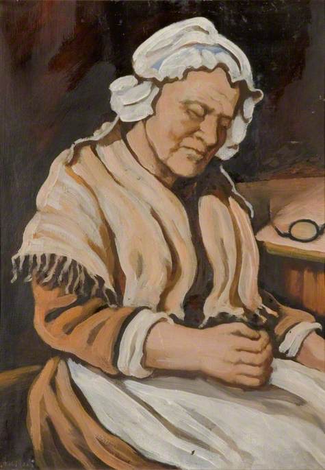 Old Lady in a Shawl